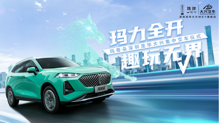 【龙华大兴WEY】“玛力全开 趣玩无界”——玛奇朵集中交车仪式