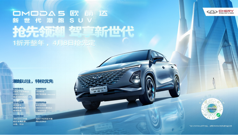 【新闻通稿】定了！！！奇瑞OMODA 5中文名“欧萌达”，199元开启抢先定975.png